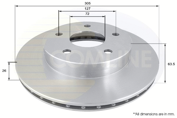 Brake Disc (ADC2303V)