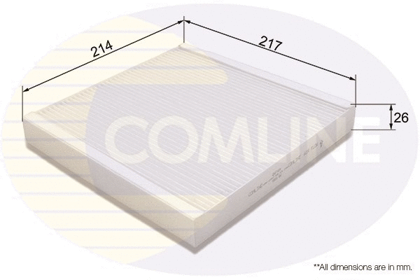Filter, cabin air (EKF169)