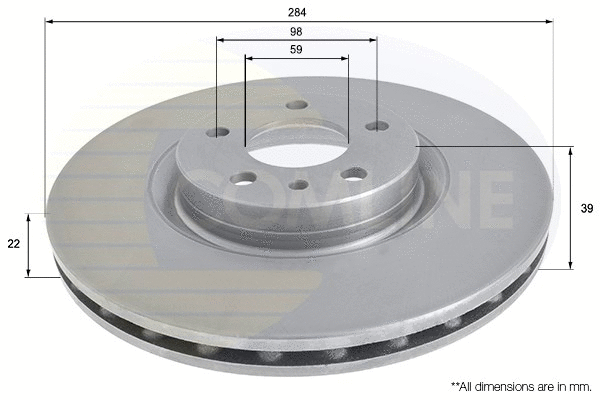 Brake Disc (ADC1812V)