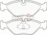 Brake Pad Set, disc brake (ADB0871)
