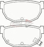 Brake Pad Set, disc brake (ADB3859)