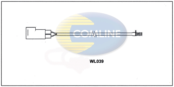 Warning Contact, brake pad wear (WL039)