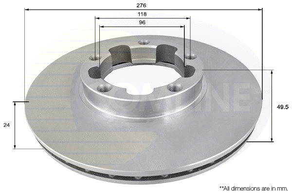 Brake Disc (ADC0286V)