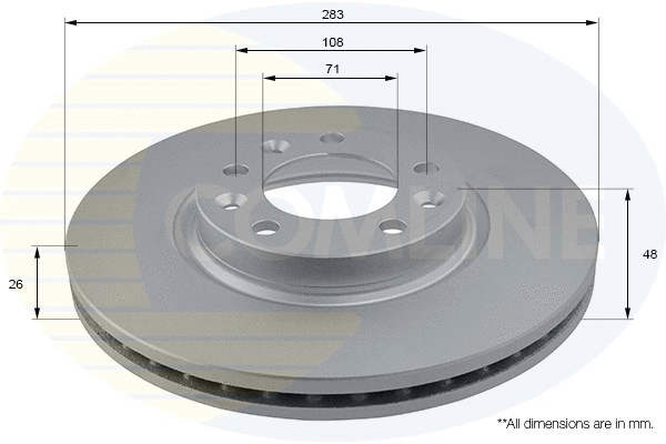 Brake Disc (ADC2710V)