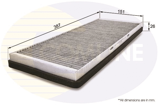 Filter, cabin air (EKF125A)