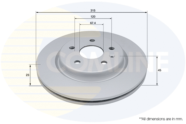 Brake Disc (ADC2973V)