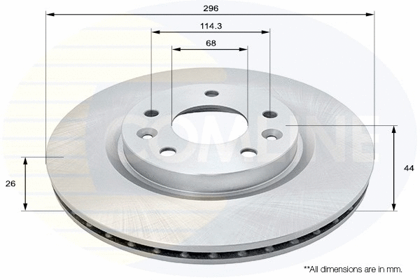 Brake Disc (ADC0295V)