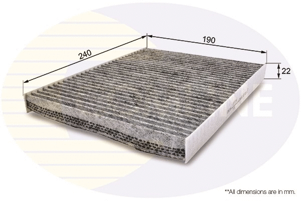 Filter, cabin air (EKF151A)