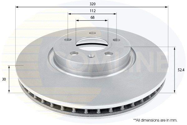 Brake Disc (ADC2614V)