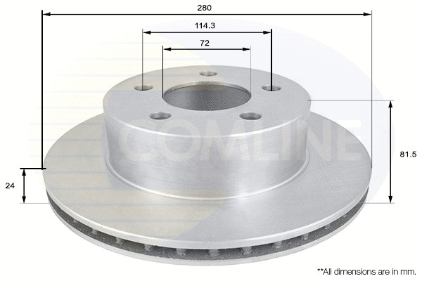 Brake Disc (ADC2302V)