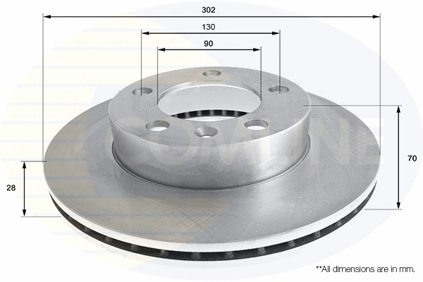 Brake Disc (ADC2701V)