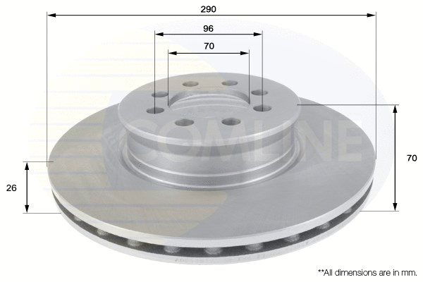 Brake Disc (ADC1667V)