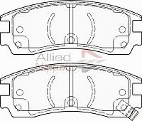 Brake Pad Set, disc brake (ADB3782)