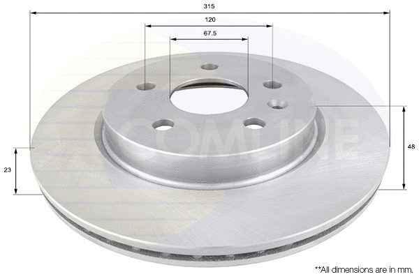 Brake Disc (ADC1144V)