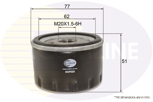 Oil Filter (EOF025)