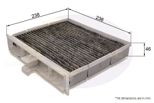 Filter, cabin air (EKF157A)
