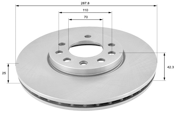 Brake Disc (ADC1107V)