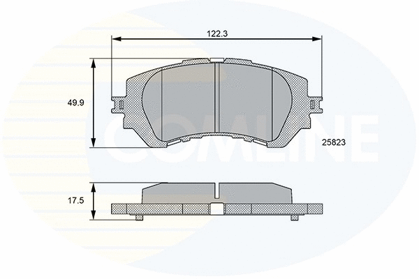 Brake Pad Set, disc brake (CBP06112)