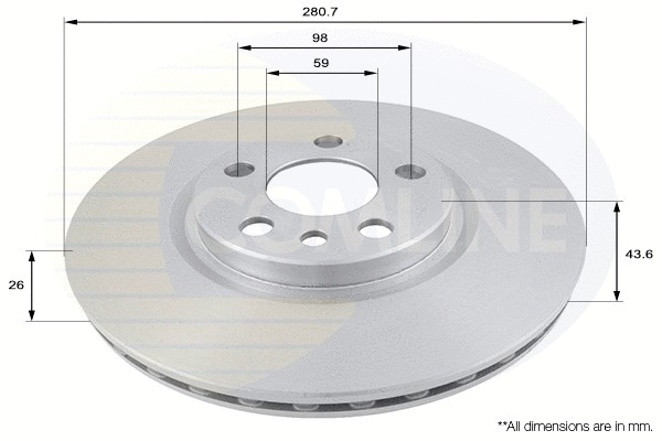 Brake Disc (ADC1522V)
