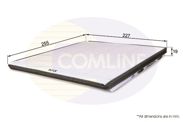 Filter, cabin air (EKF230)