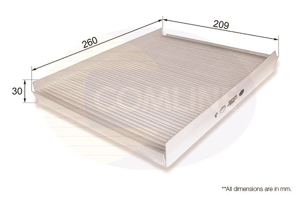 Filter, cabin air (EKF329)