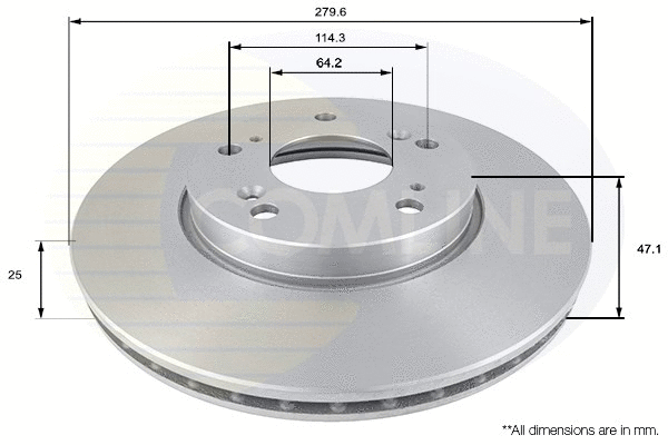 Brake Disc (ADC0550V)