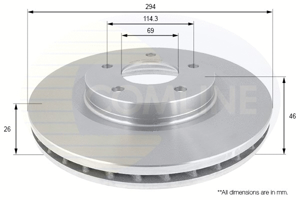 Brake Disc (ADC2318V)