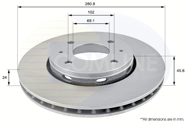 Brake Disc (ADC0352V)