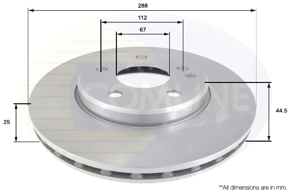 Brake Disc (ADC1641V)