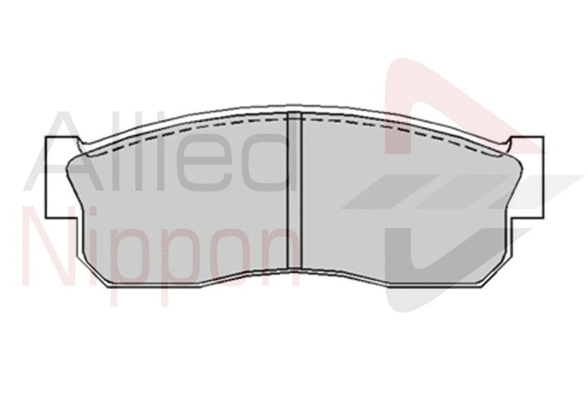 Brake Pad Set, disc brake (ADB0207)