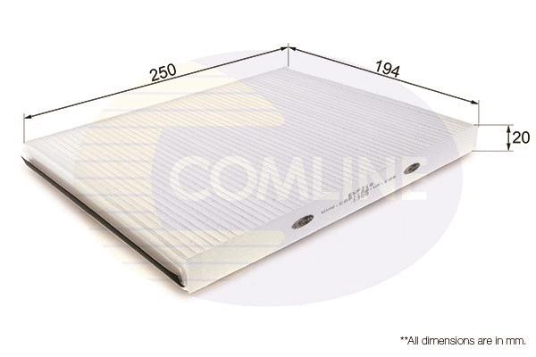 Filter, cabin air (EKF219)
