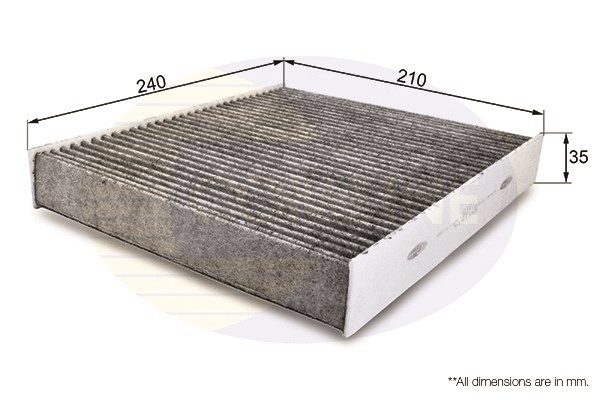 Filter, cabin air (EKF161A)