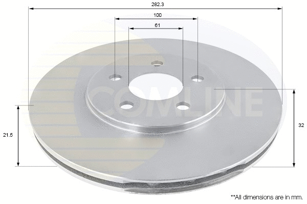 Brake Disc (ADC2310V)