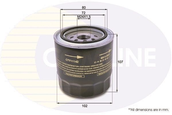Oil Filter (CTY11142)