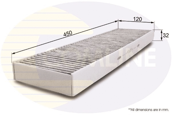 Filter, cabin air (EKF180A)