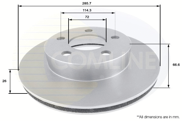 Brake Disc (ADC1230V)