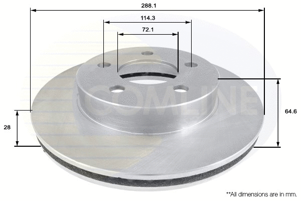 Brake Disc (ADC2301V)