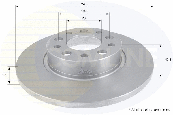 Brake Disc (ADC1825)