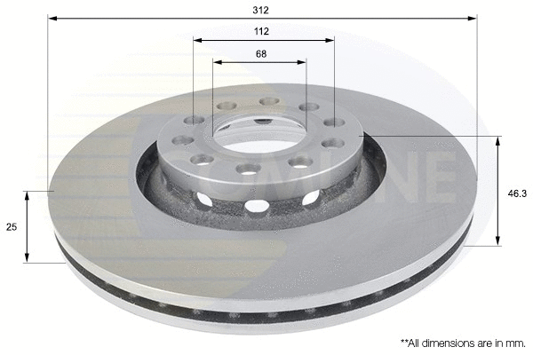 Brake Disc (ADC1431V)