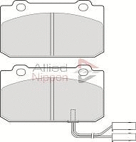 Brake Pad Set, disc brake (ADB1529)