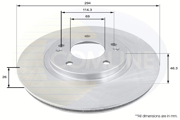 Brake Disc (ADC1050V)