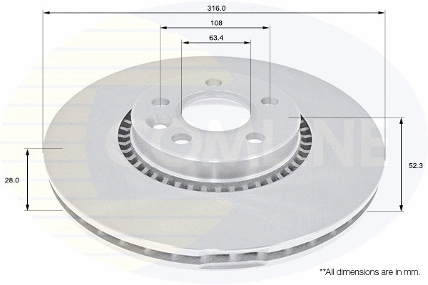 Brake Disc (ADC1251V)