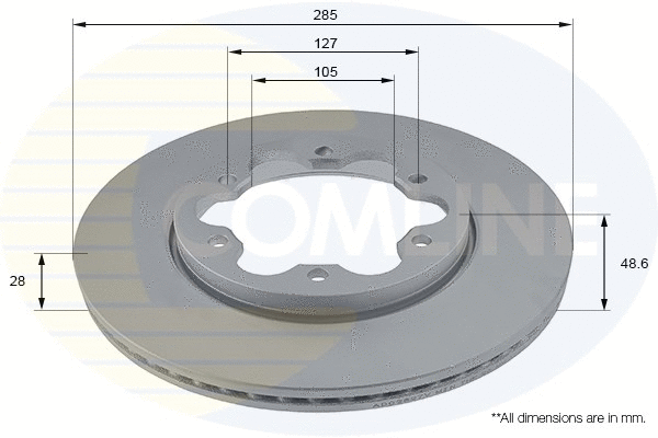 Brake Disc (ADC2827V)