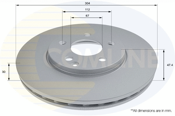 Brake Disc (ADC1683V)