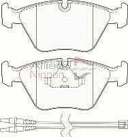 Brake Pad Set, disc brake (ADB21091)
