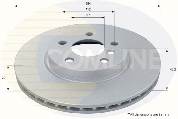 Brake Disc (ADC1792V)
