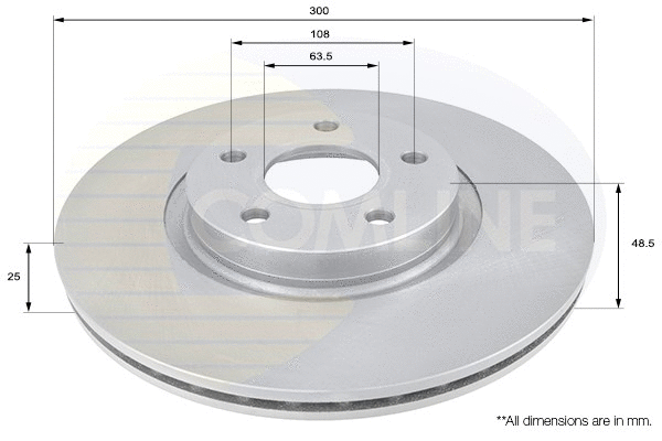 Brake Disc (ADC1227V)