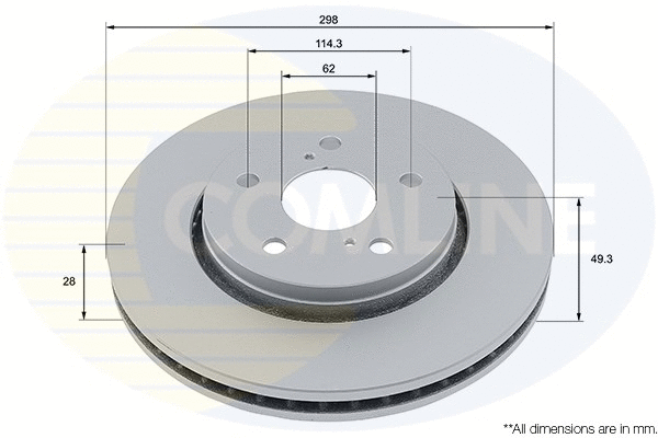 Brake Disc (ADC5037V)