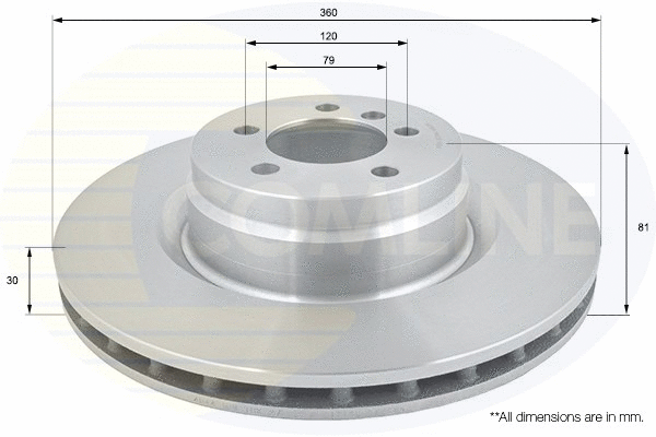 Brake Disc (ADC1261V)