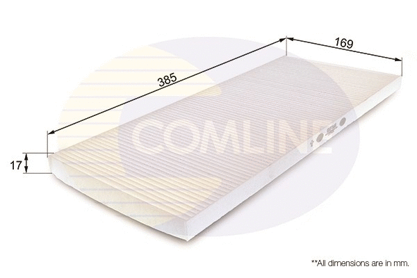 Filter, cabin air (EKF168)